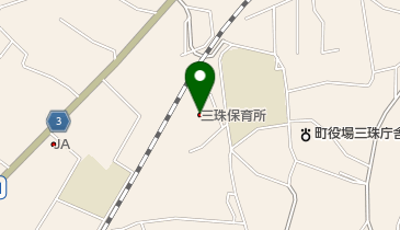 三珠保育所の地図画像
