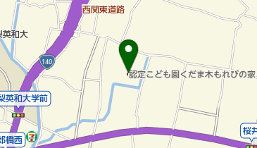 認定こども園くだま木もれびの家の地図画像