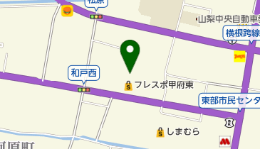 アマノパークス甲府東店の地図画像