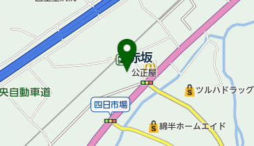 公正屋都留店の地図画像