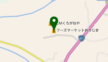 フーズマーケットおかじま甲州店の地図画像