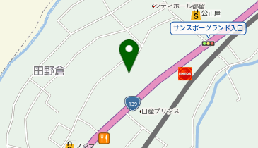 オギノ田野倉店の地図画像