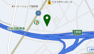 公正屋上野原店の地図画像