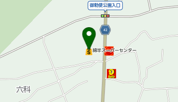 綿半スーパーセンター八田店の地図画像