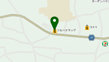 ツルハドラッグ南アルプス八田店の地図画像
