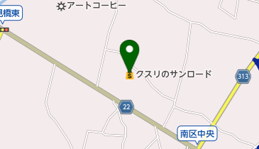 クスリのサンロード八代店の地図画像