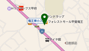 フォレストモール甲斐竜王の地図画像