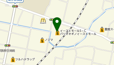 ハニーズ甲府東店の地図画像