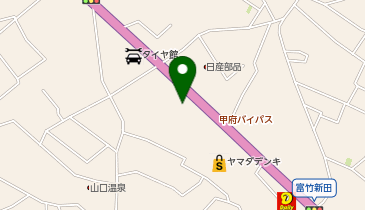 ワークマンプラス甲府竜王店の地図画像