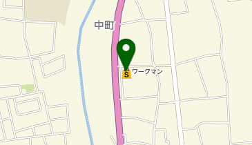 ワークマンプラス甲府中町店の地図画像