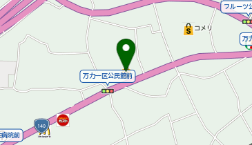 ワークマンプラス山梨万力店の地図画像