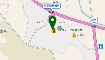 ハニーズラザウォーク甲斐双葉店の地図画像