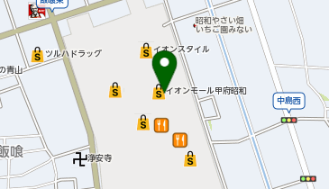 H&Mイオンモール甲府昭和の地図画像