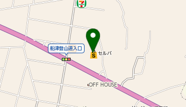 ハニーズ河口湖ベル店の地図画像