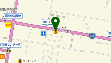 ワークマンプラス甲府和戸店の地図画像