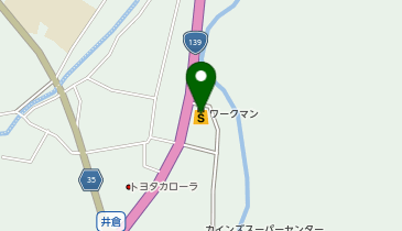 ワークマンカラーズカインズ都留店の地図画像