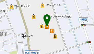 Francfrancイオンモール甲府昭和店の地図画像