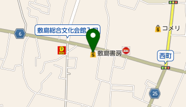 敷島書房の地図画像