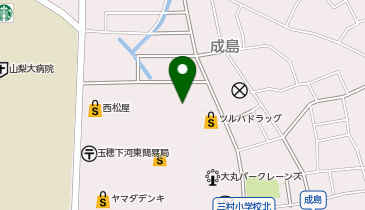 ザ・ビッグ山梨中央店の地図画像