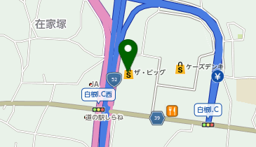 ザ・ビッグ白根店の地図画像