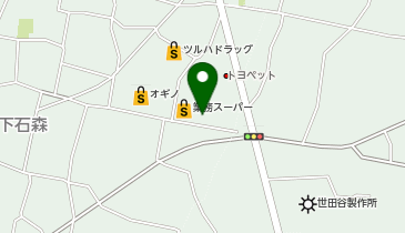 ダイソーアクロスプラザオギノ山梨SC店の地図画像