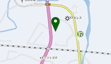 ダイソー上野原店の地図画像