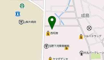 ダイソーイオンタウン山梨中央SC店の地図画像