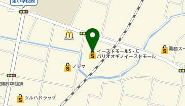ダイソーオギノイーストモールショッピングセンターバリオ店の地図画像