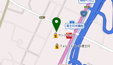 ダイソーフォレストモール富士川店の地図画像