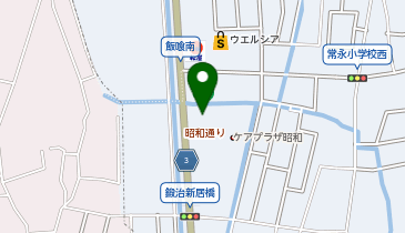 ダイソー田富店の地図画像