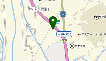 auショップ甲府の地図画像