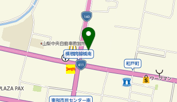 auショップ甲府和戸の地図画像