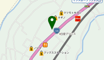 auショップ都留の地図画像