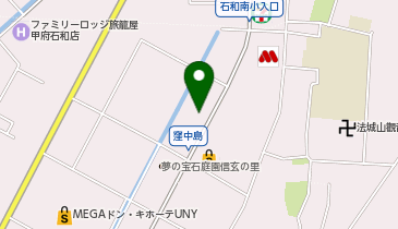 auショップ石和の地図画像