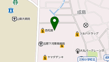 auショップイオンタウン山梨中央の地図画像