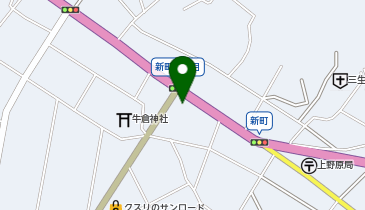 デイリーヤマザキ上野原新町店の地図画像