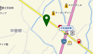 ネッツトヨタ山梨富士吉田店の地図画像