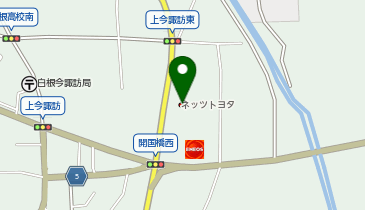 ネッツトヨタ山梨南アルプス店の地図画像