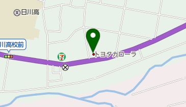 トヨタカローラ山梨峡東店の地図画像