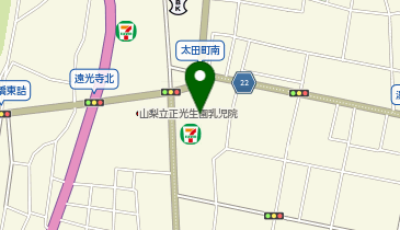 トヨタカローラ山梨甲府中央店の地図画像