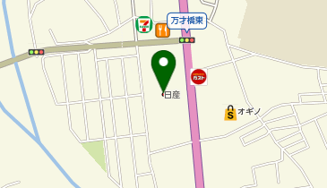 甲斐日産本店の地図画像