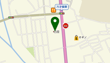 甲斐日産特販部の地図画像