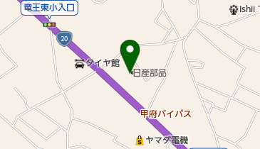日産部品中央販売山梨支店の地図画像
