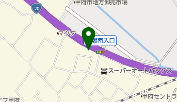 Honda Cars山梨国母バイパス店の地図画像