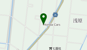 Honda Cars山梨浅原店の地図画像