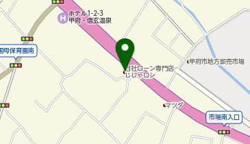 自社ローン専門店じしゃロン甲府店の地図画像