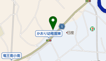 フォルクスワーゲン甲府の地図画像