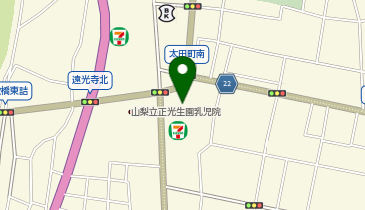 トヨタカローラ山梨甲府中央店の地図画像