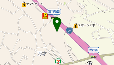 トヨタカローラ山梨甲府本店の地図画像