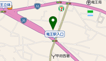 東日本三菱自動車販売竜王店の地図画像